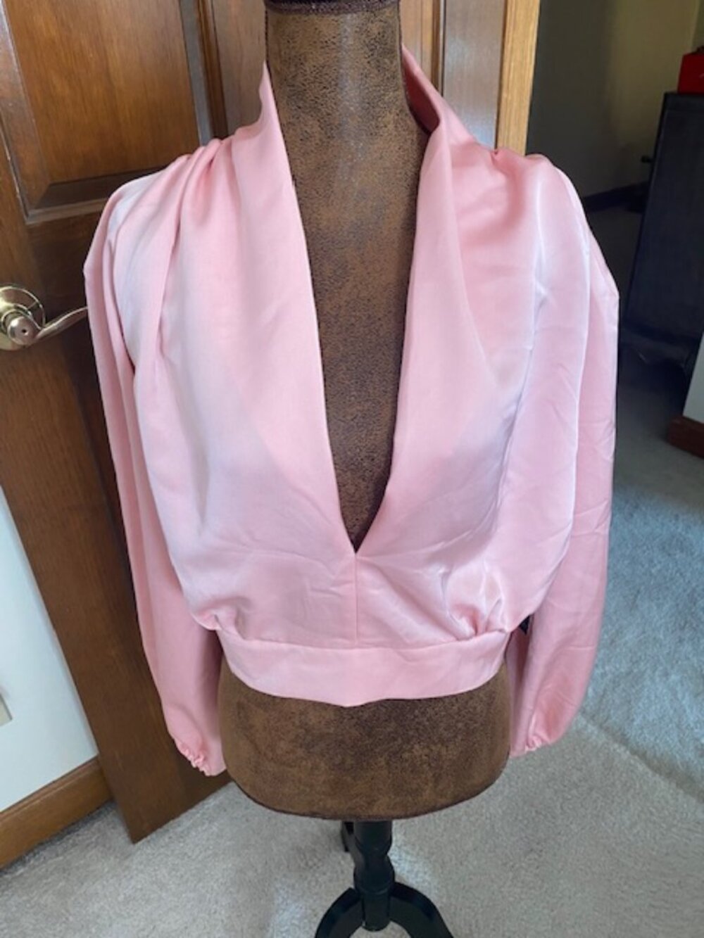 Eloquii Night Out Pretty in PINK Crop Top